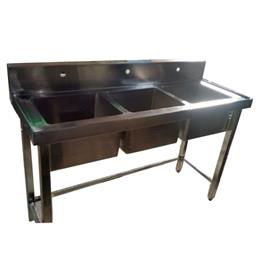 Silver 4-Leg Stainless Steel Dish Wash Machine