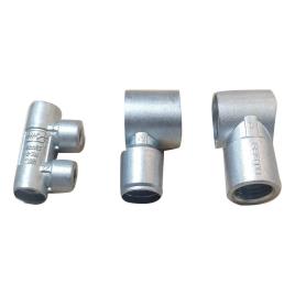 Silver Aluminium Connector