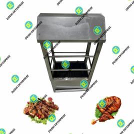 Silver Outdoor Grill Machine