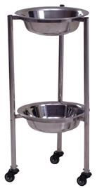SILVER HOSPITAL BOWL STAND