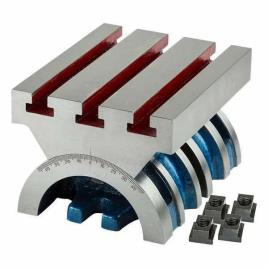 Silver Adjustable Cast Iron Angle Plates