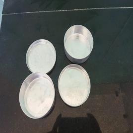 Silver Cylindrical Aluminum Moisture Cans