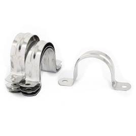 Silver GI Saddle Clamp for Plumbing