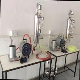 Silver Laboratory Gas Calorimeter Machine