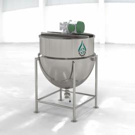Double Jacketed Dairy Mixing Tank, 200 L