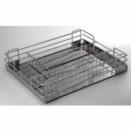 Silver Stainless Steel Kitchen Cart
