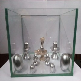 Silver Parad Shivling Home
