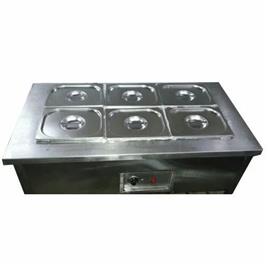 Silver Rectangular Table Top Bain Marie