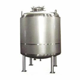 Silver Stainless Steel Storage Tank