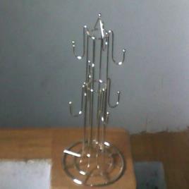 Silver Steel Cup Holder