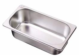Silver Stainless Steel Rectangular Gastronorm Pan