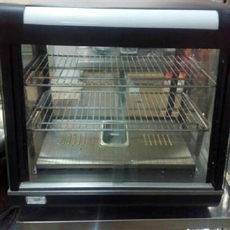 Silver Steel Hot Display Case