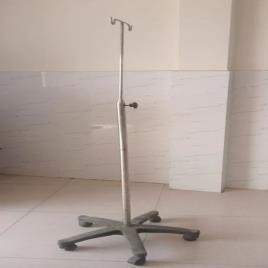 Silver Stainless Steel 6 Feet IV Stand