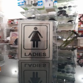 Stainless Steel Ladies Rectangle Tag