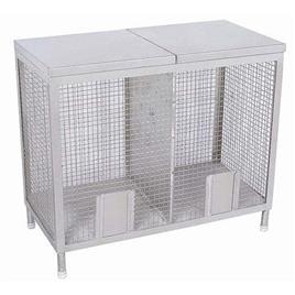 Silver Stainless Steel Kitchen Vegetable Bin