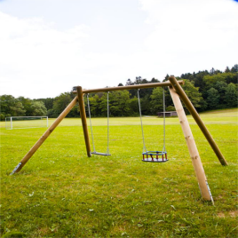Double Swing for Playground