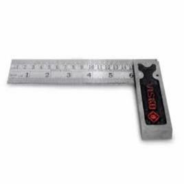 Silver Steel Carpenter Try Square 6"