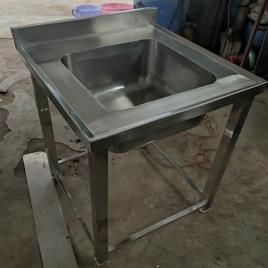 Silver Steel Dish Wash Sink Unit