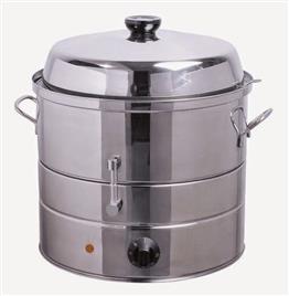 Silver Table Top Corn Steamer Bowl