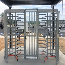 Silver Automatic Stainless Steel Turnstile