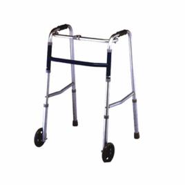 Aluminum Movable Walker - Silver/Bronze
