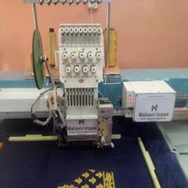 Single Head Embroidery Machine