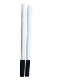 Single-Arm Black & White Sport Sense Cast Iron Kho Kho Pole