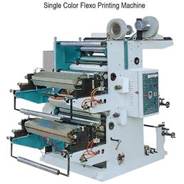 Single Color Flexographic Printing Machine