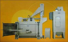Single Door Automatic Table Shot Blasting Machine