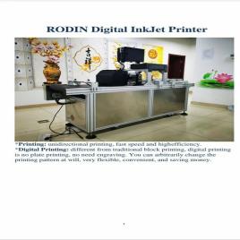 Single Pass Digital Inkjet Printer