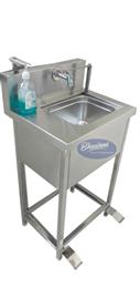 Polished Foot Operated Commercial Hand Wash Basin