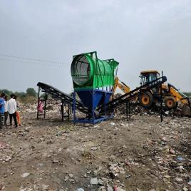 Single Shaft Waste Shredder Machine