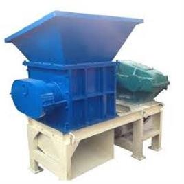 Single Shaft Vegetable Waste Shredder Machine