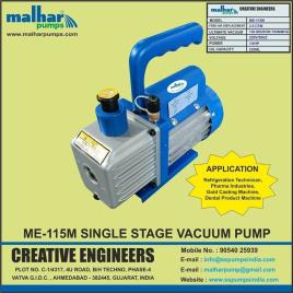 Single Stage Rotary High Vacuum Machine