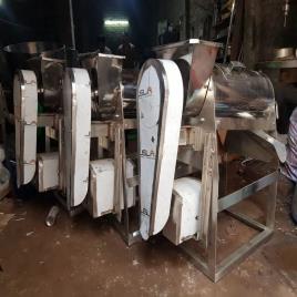Single Stage Semi-Automatic Vegetable Pulp Plant, 10 HP