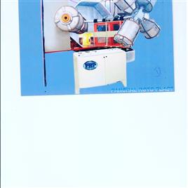 Single Station Biaxial Rotomoulding Machine