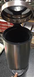 SIVER Stainless Steel Dustbin 20 Ltr, SS 304