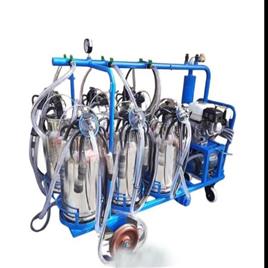 Six Bucket Portable Milking Unit