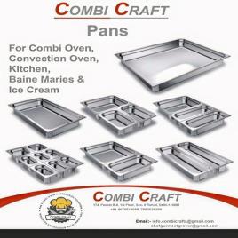 20 cm Stainless Steel Kitchen Pan, 3mm Thick