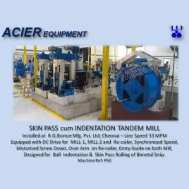Automatic Skin Pass Tandom Rolling Mill