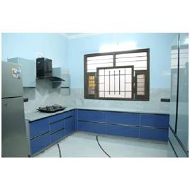 Sky Blue PVC Acrylic Kitchen Machine