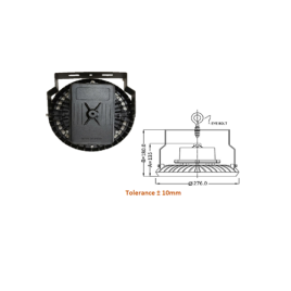 SLE HB 90W Comet LED High Bay Fixture