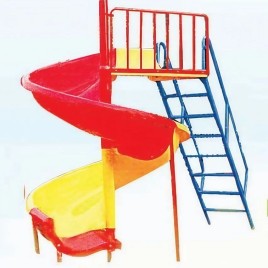 FRB Big Spiral Outdoor Slide