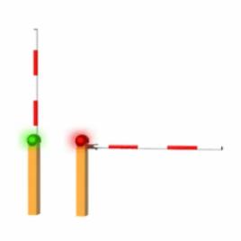 Slim Aluminium Parking Gate