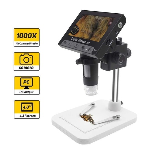 1000X Semi-Automatic LCD Microscope