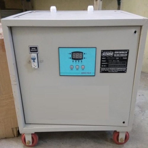 10KVA Servo Voltage Stabilizer Machine, Commercial