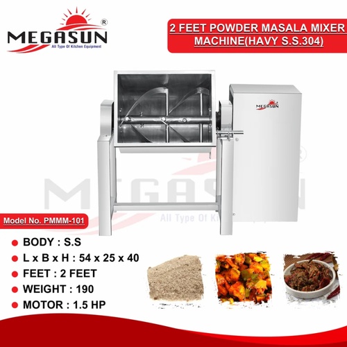 2 Feet Semi Automatic Powder Masala Machine
