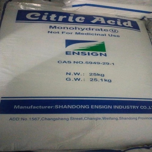 25kg Citric Acid Monohydrate