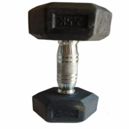 2.5kg Rubber Hex Dumbbell
