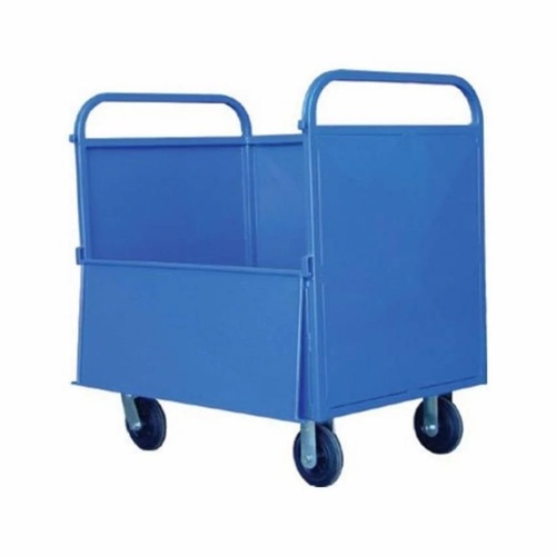3 Feet MS Box Trolley, 500kg Load Capacity